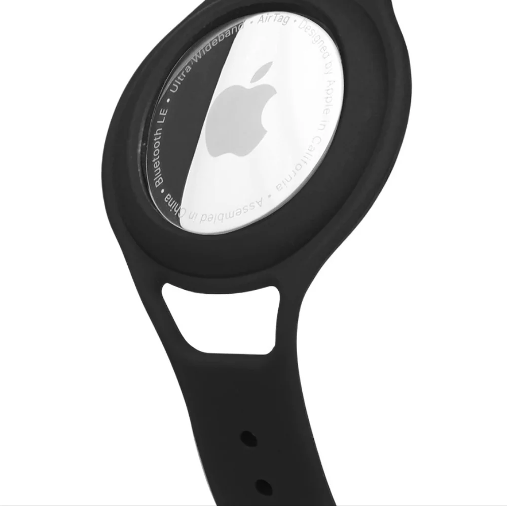 Casemate Tracker Strap Wristband & Case for Apple AirTag (BLACK)